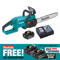 Makita LXT Cordless Chainsaw 400mm/16in 18V 5Ah