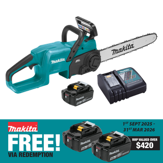 Makita LXT Cordless Chainsaw 400mm/16in 18V 5Ah