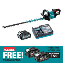 Makita XGT Hedge Trimmer Smooth Cut 750mm 40V 2.5Ah