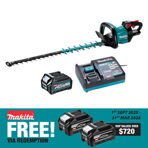 Makita XGT Hedge Trimmer Smooth Cut 750mm 40V 2.5Ah