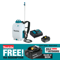 Makita LXT Cordless LXT Backpack Sprayer 15L 18V 3Ah