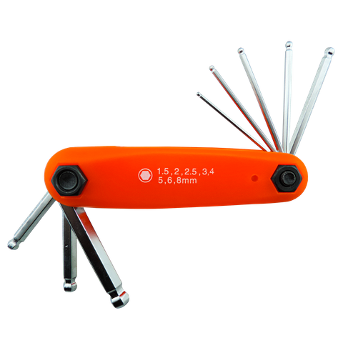 ToolShed Hex Key Set Metric Folding 8pc