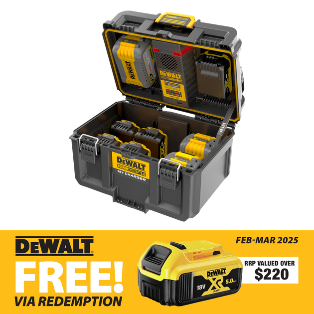 Buy DeWalt TOUGHSYSTEM 2.0 Charger Box online in New Zealand The ToolShed