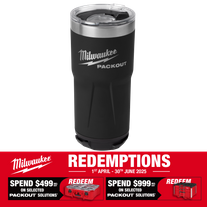 Milwaukee PACKOUT Black Tumbler 20oz/590ml