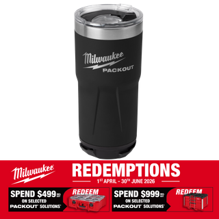 Milwaukee PACKOUT Black Tumbler 20oz/590ml