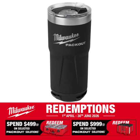 Milwaukee PACKOUT Black Tumbler 20oz/590ml
