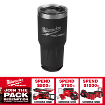 Milwaukee PACKOUT Black Tumbler 30oz/880ml