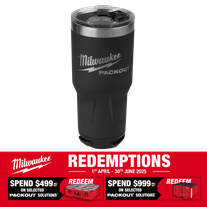 Milwaukee PACKOUT Black Tumbler 30oz/880ml