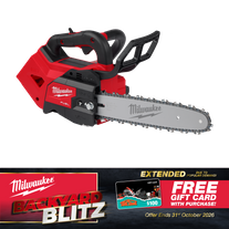 Milwaukee M18 FUEL Chainsaw Top Handle 12in 18V - Bare Tool