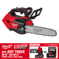 Milwaukee M18 FUEL Chainsaw Top Handle 12in 18V - Bare Tool