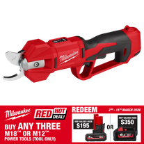 Milwaukee M12 Cordless Pruning Shears Brushless 12V - Bare Tool