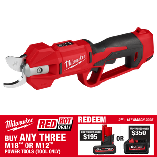 Milwaukee M12 Cordless Pruning Shears Brushless 12V - Bare Tool