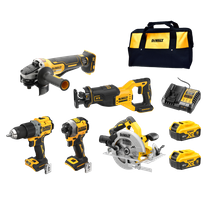 DeWalt Cordless Combo Kit Brushless 5pc 18V 5Ah