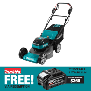Makita XGT Cordless Lawn Mower Self Propelled 480mm Brushless 40v - Bare Tool