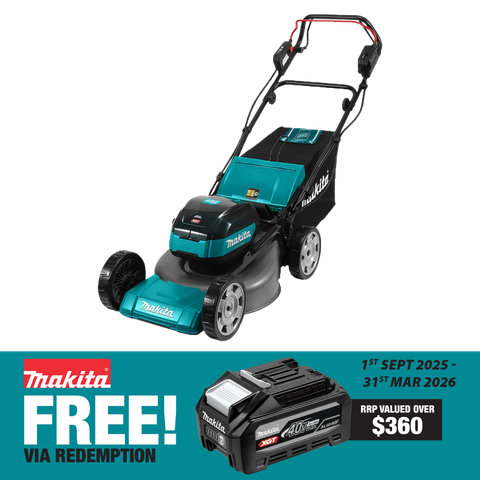 Makita XGT Cordless Lawn Mower Self Propelled 480mm Brushless 40v - Bare Tool