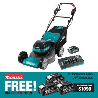 Makita XGT Cordless Lawn Mower Self Propelled 480mm Brushless 40V 4Ah