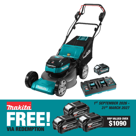Makita XGT Cordless Lawn Mower Self Propelled 480mm Brushless 40V 4Ah