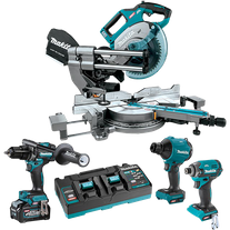 Makita XGT Cordless Combo Kit Brushless 4pc 40V 4Ah