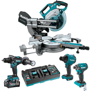 Makita XGT Cordless Combo Kit Brushless 4pc 40V 4Ah
