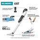 Makita LXT Cordless Stick Vacuum Brushless HEPA Filter with Cyclonic 4 speed 18V