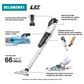 Makita LXT Cordless Stick Vacuum Brushless HEPA Filter with Cyclonic18v - Bare