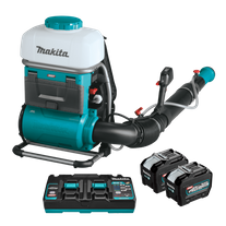 Makita XGT Cordless Backpack Mist Blower Brushless 15L 40v 2x8Ah