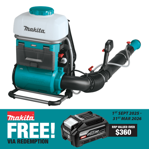 Makita XGT Cordless Backpack Mist Blower Brushless 15L 40v - Bare Tool