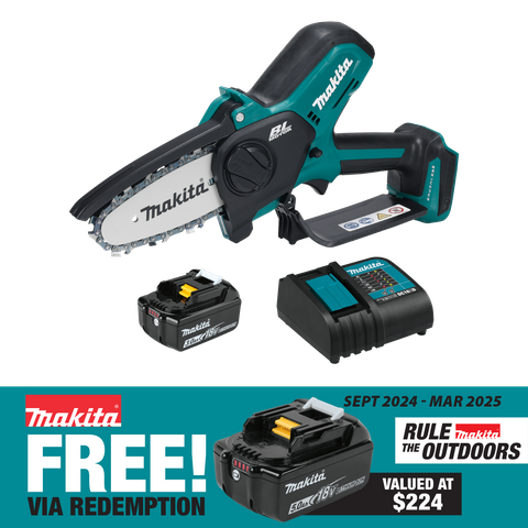 Makita LXT Cordless Pruning Saw 100mm Brushless 18v 3Ah