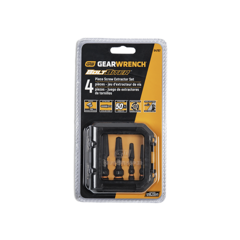 GEARWRENCH Bolt Biter Screw Extractor Set 4pc