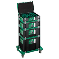 HiKOKI Stackable System Case Stack Combo with Organiser and Trolley