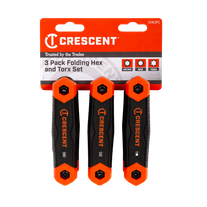 Crescent Folding Hex & Torx Set 3pc