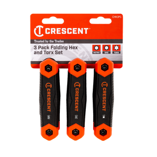 Crescent Folding Hex & Torx Set 3pc