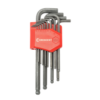 Crescent Hex Key Set Long handle Ball End Metric 13pc