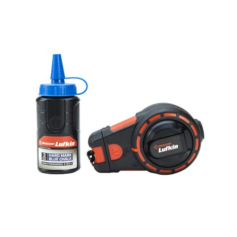 Crescent Chalk Line & Blue Hardmark Chalk 30m