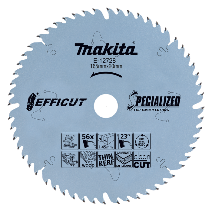 Makita 165mm saw discount blade