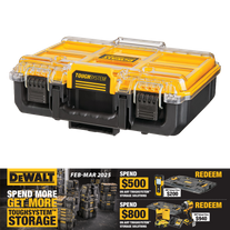 DeWalt TOUGHSYSTEM 2.0 Half Width Organiser