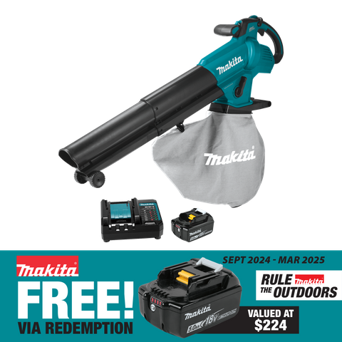 Makita LXT Cordless Blower/Vacuum Brushless 18V 5Ah