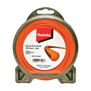 Makita Line Trimmer Line 2.4mm x 15m Round Trim Plus