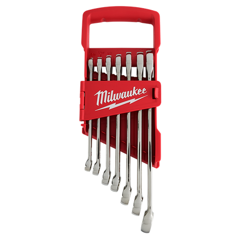Milwaukee Combination Spanner Set SAE 7pc