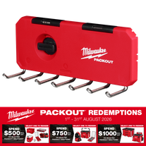 Milwaukee PACKOUT 7 Hook Tool Rack