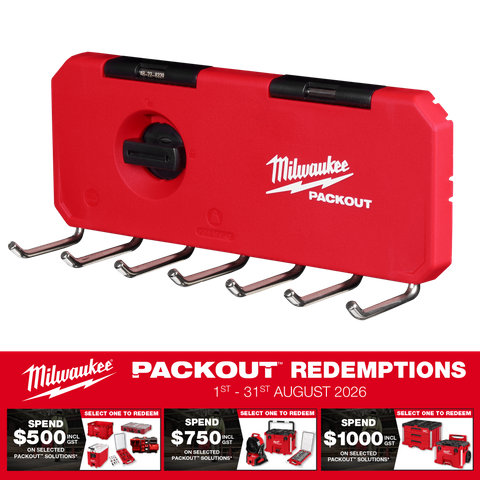 Milwaukee PACKOUT 7 Hook Tool Rack