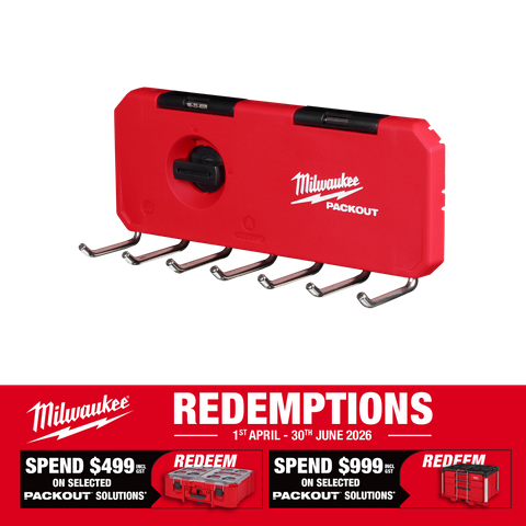 Milwaukee PACKOUT 7 Hook Tool Rack