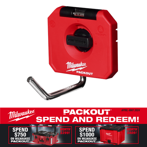 Milwaukee PACKOUT 4in Single Tool Hook