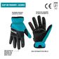 Makita Trekdry Gloves Slip On - Medium