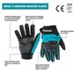 Makita Impact and Vibration Resistant Gloves - Meduim