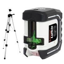 Crescent Lufkin Cross Line Laser Green with Tripod