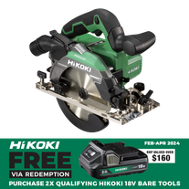 HiKOKI Cordless Circular Saw Brushless 165mm 18V -  Bare Tool