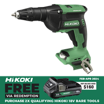 HiKOKI MultiVolt Cordless Screwdriver 3000RPM Brushless 18v - Bare Tool