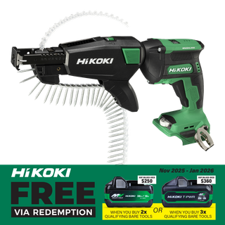 HiKOKI Cordless Collated Screwdriver 5000RPM Brushless 18V - Bare Tool