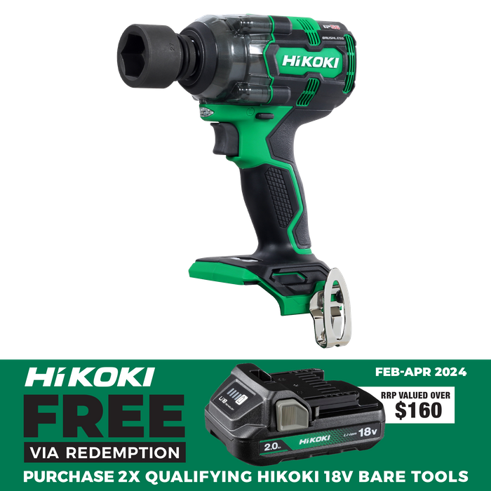 Buy HiKOKI Cordless Impact Wrench Brushless 1 2in 345Nm 18V Bare Tool online in New Zealand The ToolShed